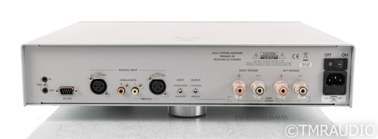 Primare A34.2 Stereo Power Amplifier; A-34.2; Silver