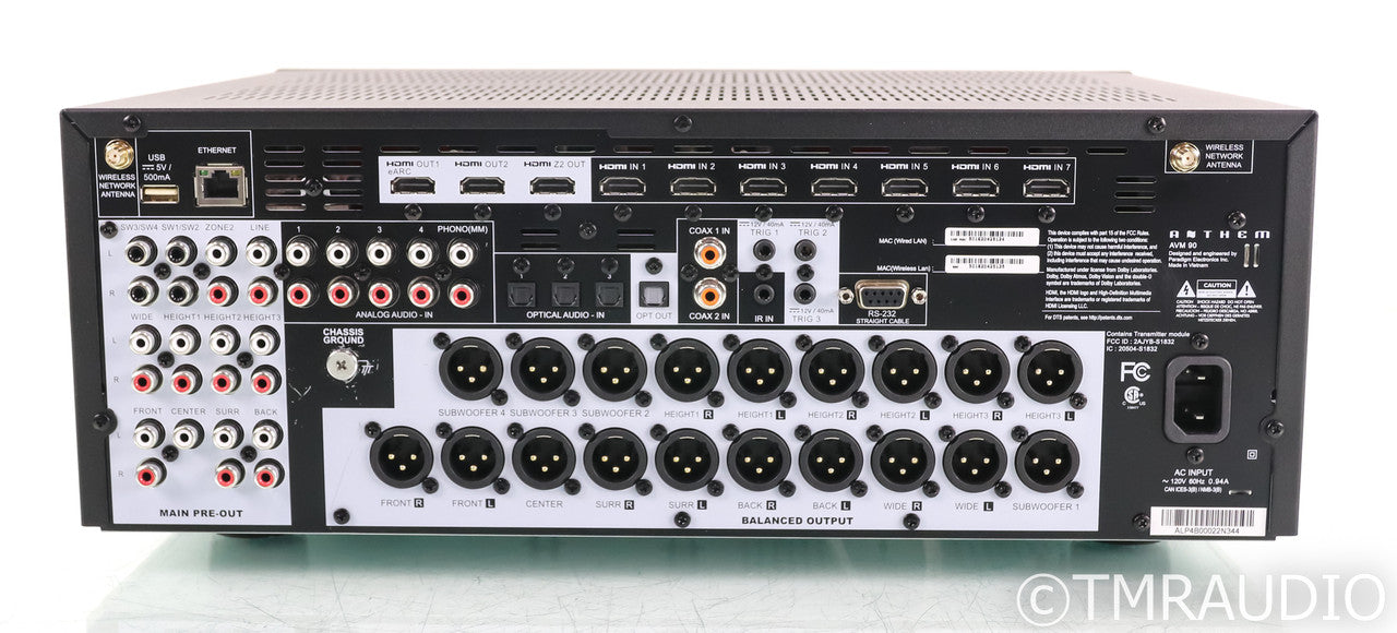 Anthem AVM 90 15.4 Channel Home Theater Processor; AVM-90; ARC; Bluetooth