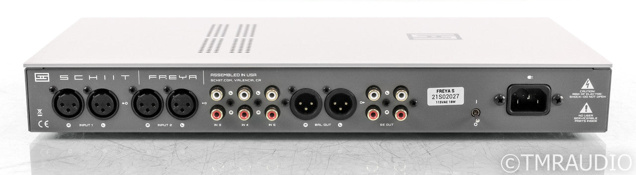 Schiit Freya S Stereo Preamplifier; Remote; Silver