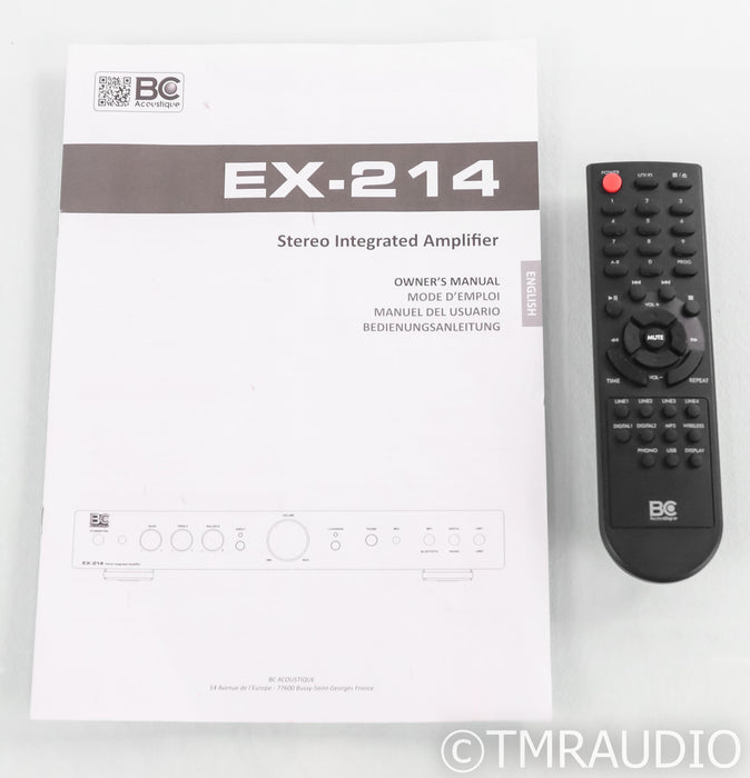 BC Acoustique EX-214 Stereo Integrated Amplifier; Remote; Bluetooth; EX214