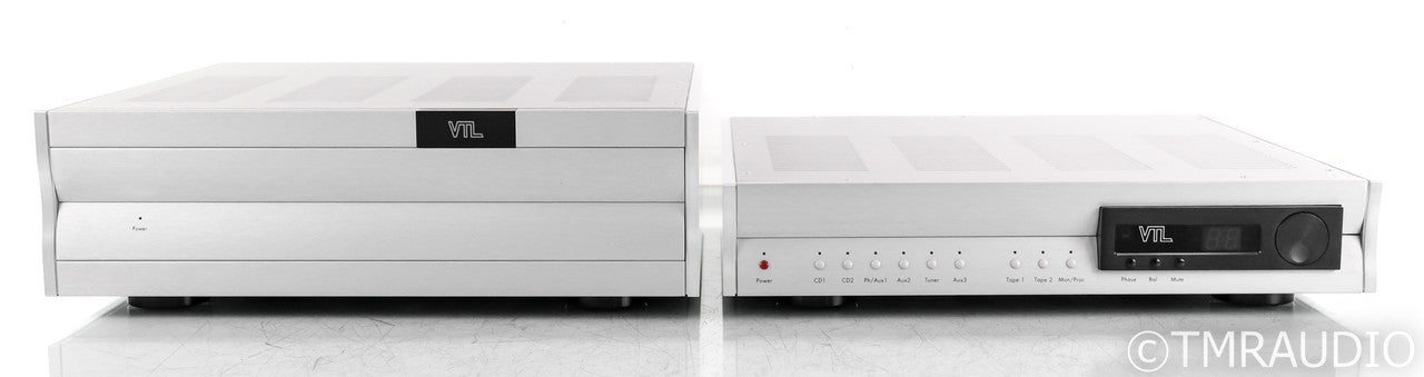 VTL TL-7.5 Stereo Tube Preamplifier; Silver; Remote; TL7.5