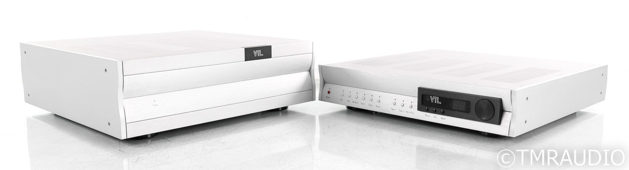 VTL TL-7.5 Stereo Tube Preamplifier; Silver; Remote; TL7.5