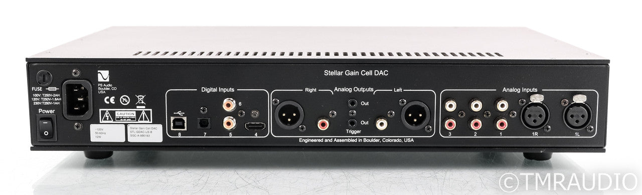 PS Audio Stellar Gain Cell DAC; D/A Converter; Black