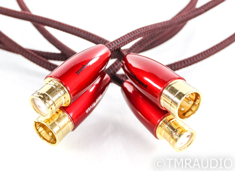 AudioQuest RED River XLR Cables; 2m Pair Balanced Interconnects