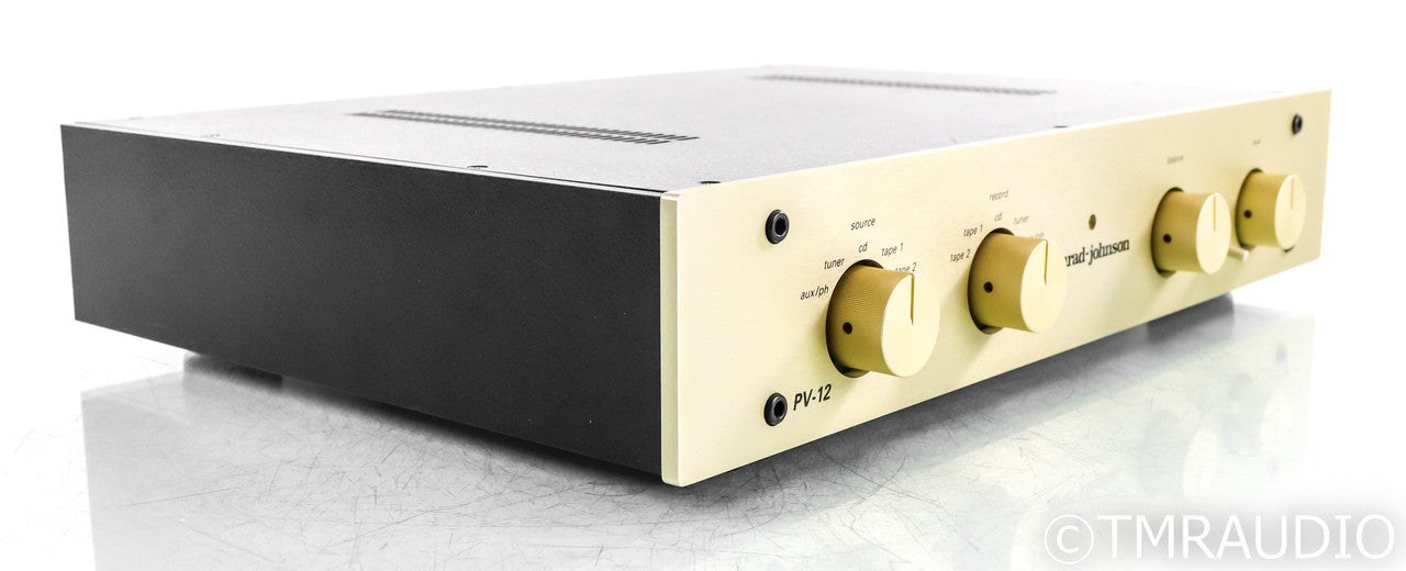 Conrad Johnson PV-12 Stereo Tube Preamplifier; PV12AL; Gold