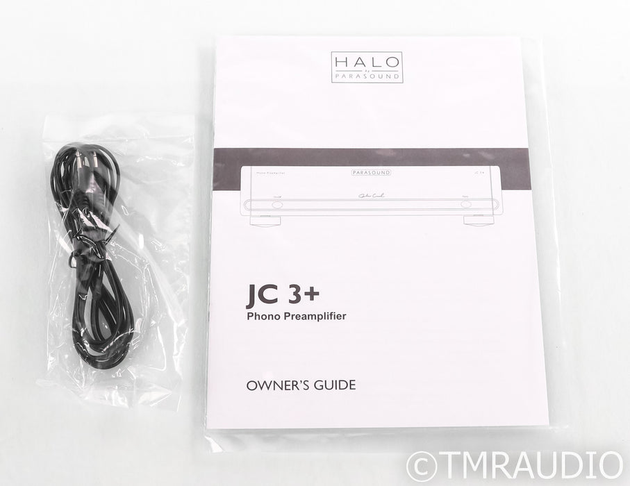Parasound JC3+ MM / MC Phono Preamplifier; JC 3+; Black