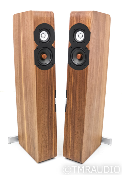Boenicke W8 Floorstandig Speakers; Walnut Pair; W-8