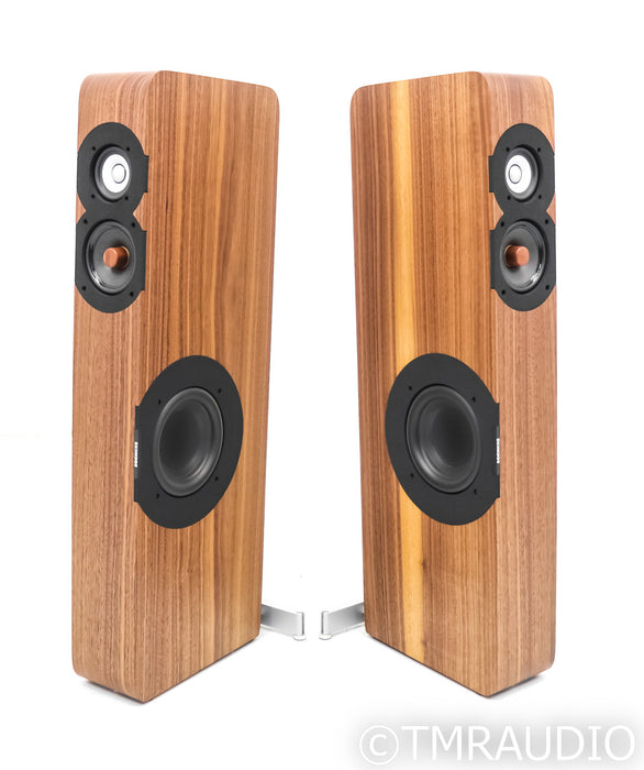 Boenicke W8 Floorstandig Speakers; Walnut Pair; W-8