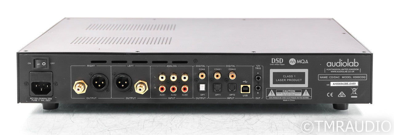 Audiolab 8300CDQ CD Player / DAC / Preamplifier; 8300-CDQ; Remote; Black