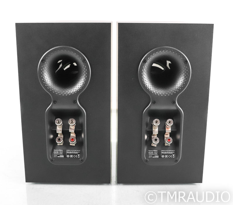 B&W 606 S2 Anniversary Edition Bookshelf Speakers; Black Pair