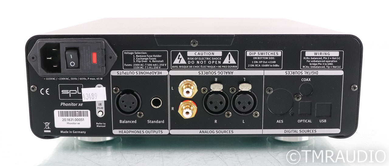 SPL Phonitor XE Balanced Headphone Aplifier; Silver