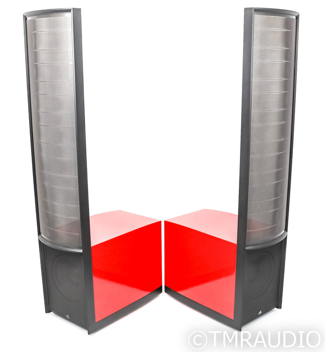 Martin Logan Renaissance ESL 15A  Floorstanding Speakers; Rosso Fuoco Pair