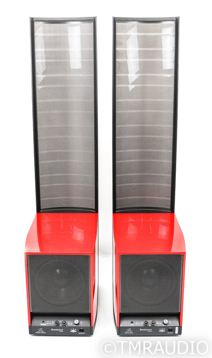 Martin Logan Renaissance ESL 15A  Floorstanding Speakers; Rosso Fuoco Pair