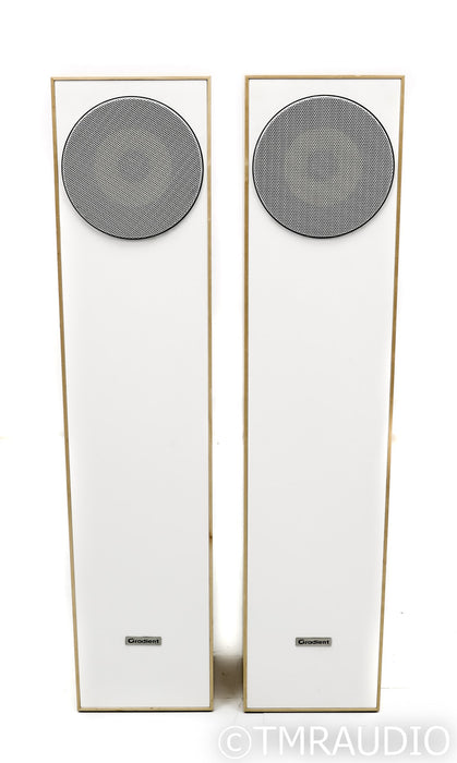 Gradient 6.0 Floorstanding Speakers; Six; Birch / White Pair