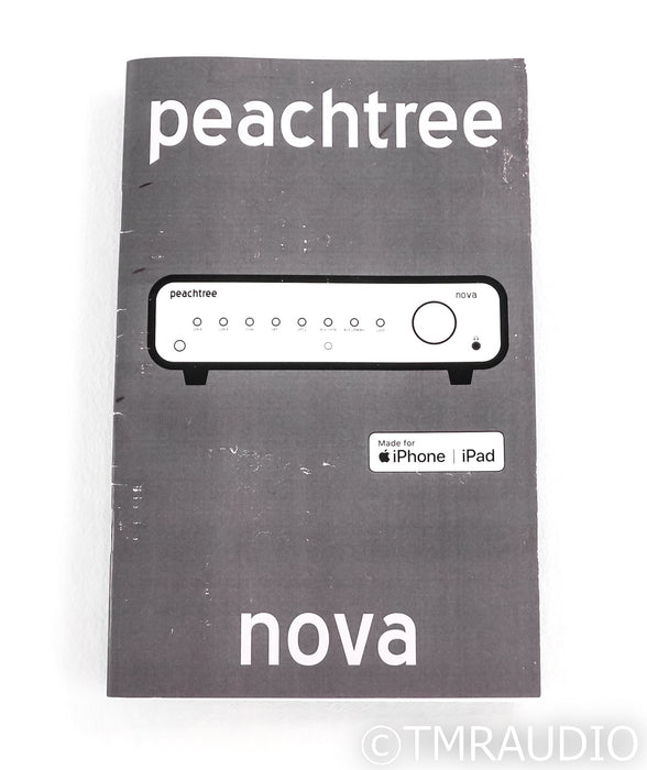 Peachtree Nova 300 Stereo Integrated Amplifier; Gloss Mocha; Remote; MM Phono