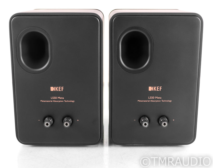KEF LS50 Meta Bookshelf Speakers; Carbon Black