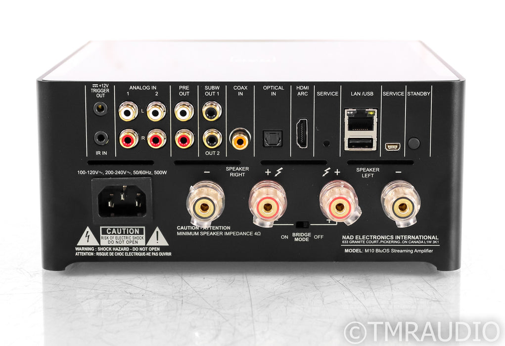 NAD M10 Wireless Streaming Integrated Amplifier; M-10; BluOS; V1