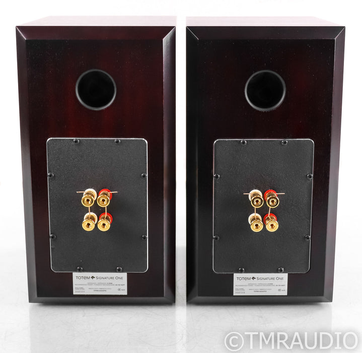 Totem Acoustics Signature One Bookshelf Speakers; Mahogany Pair