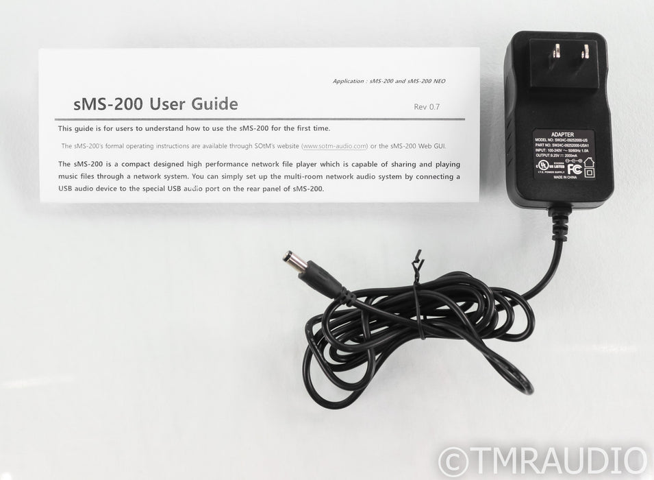 SOtM sMS-200 Neo Special Edition Wireless Streamer; SMS200; silver; Roon Ready