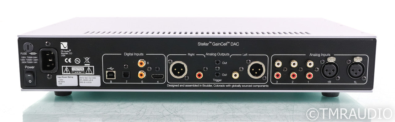 PS Audio Stellar Gain Cell DAC; D/A Converter; Silver; Remote (Used)