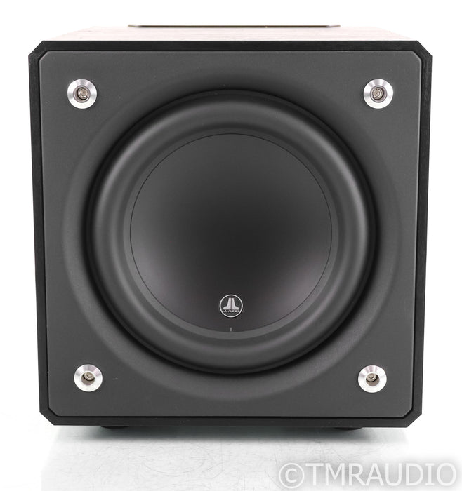 JL Audio E-Sub e110 10" Powered Subwoofer; Black Ash