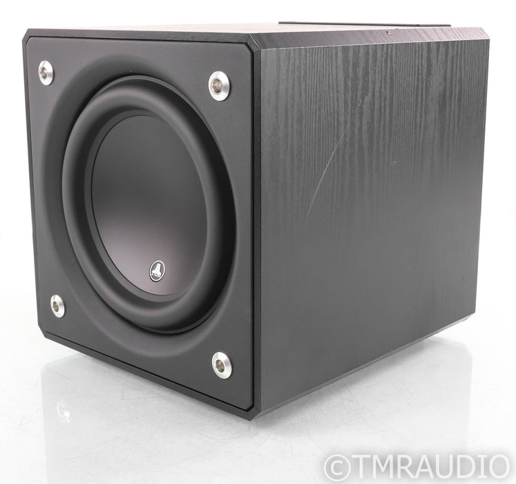 JL Audio E-Sub e110 10" Powered Subwoofer; Black Ash