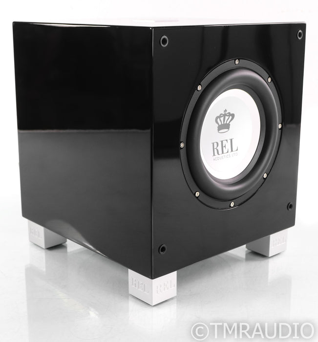 REL T/7i 8" Power Subwoofer; T7I; Gloss Black
