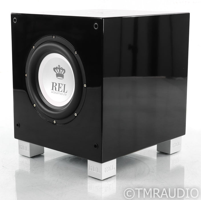 REL T/7i 8" Power Subwoofer; T7I; Gloss Black