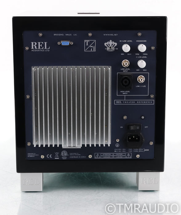 REL T/7i 8" Power Subwoofer; T7I; Gloss Black