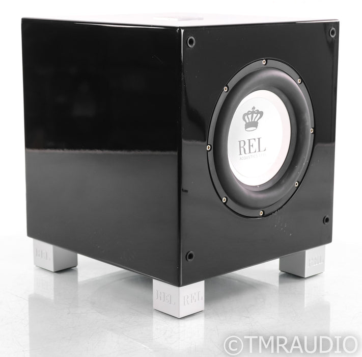REL T/7i 8" Power Subwoofer; T7I; Gloss Black