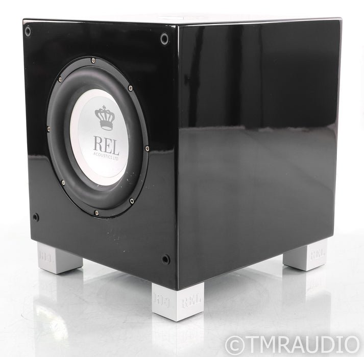 REL T/7i 8" Power Subwoofer; T7I; Gloss Black