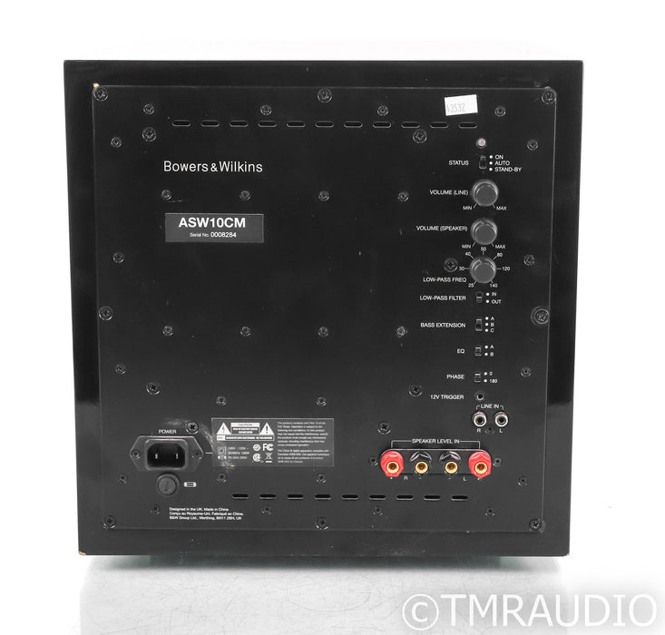 B&W ASW10CM 10" Power Subwoofer; ASW-10CM; Piano Black