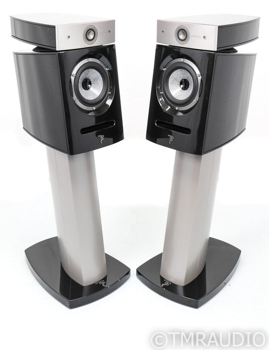 Focal Diablo Utopia III Bookshelf Speakers; Black Lacquer Pair