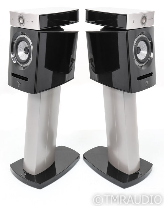 Focal Diablo Utopia III Bookshelf Speakers; Black Lacquer Pair