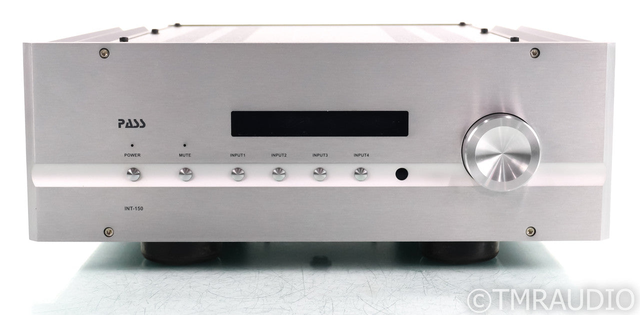 Pass Labs INT-150 Stereo Integrated Amplifier; INT150; Silver; Remote