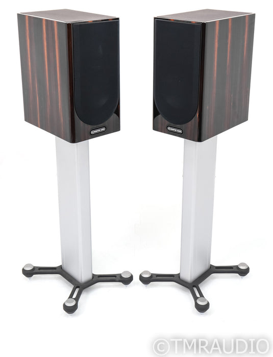 Monitor Audio Gold 100 Bookshelf Speakers; Piano Ebony Pair