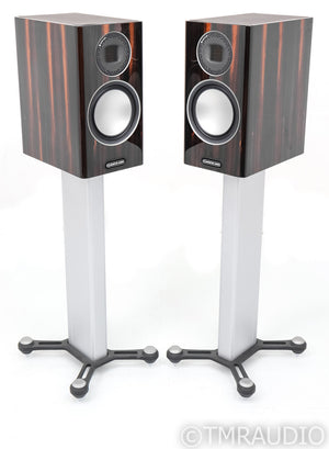Monitor Audio Gold 100 Bookshelf Speakers; Piano Ebony Pair