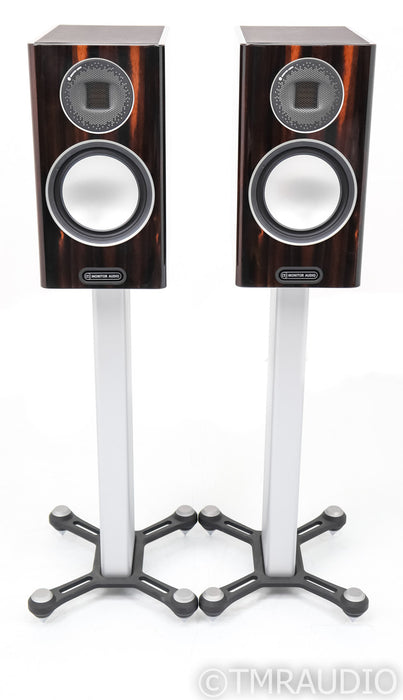 Monitor Audio Gold 100 Bookshelf Speakers; Piano Ebony Pair