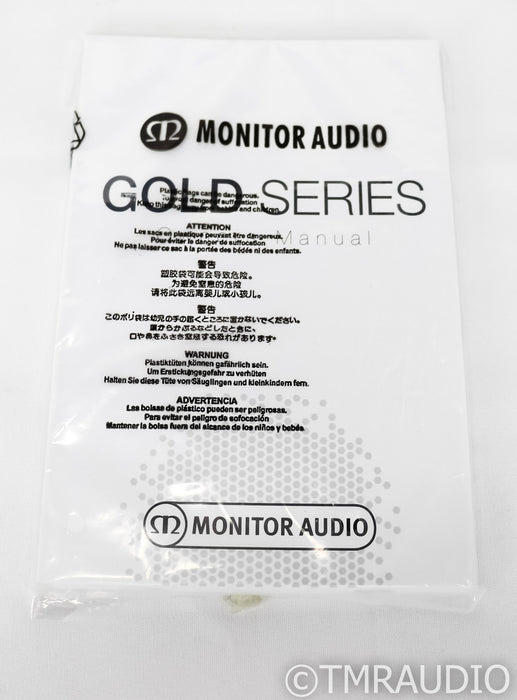 Monitor Audio Gold 100 Bookshelf Speakers; Piano Ebony Pair