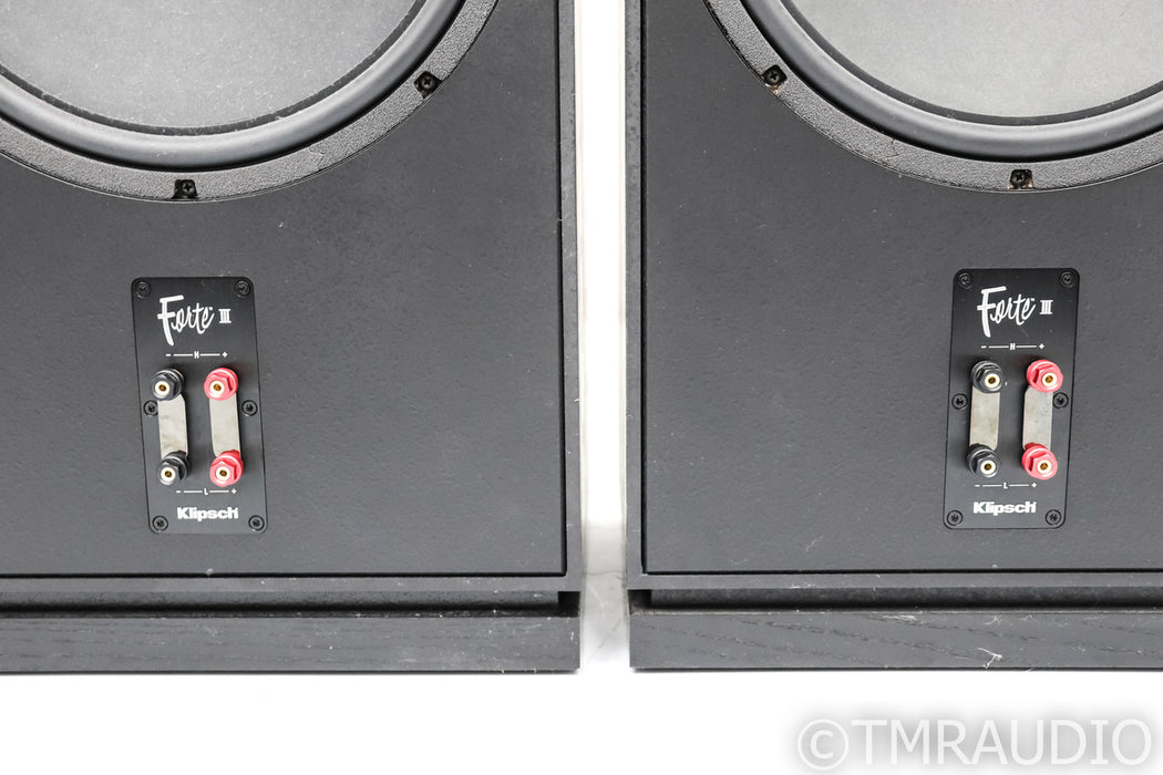 Klipsch Forte III Floorstanding Speakers; Black Ash Pair