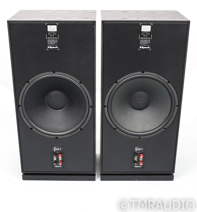 Klipsch Forte III Floorstanding Speakers; Black Ash Pair