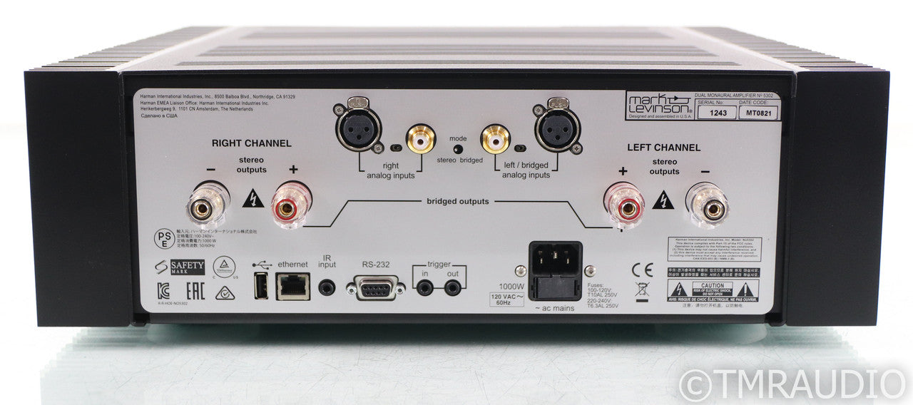 Mark Levinson No. 5302 Stereo Power Amplifier