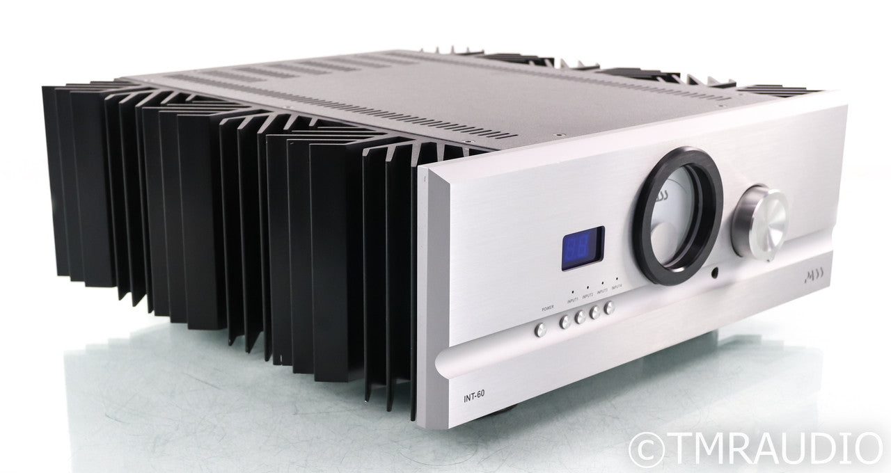 Pass Labs INT-60 Stereo Integrated Amplifier; INT60; Silver; Remote