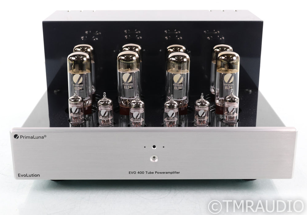 PrimaLuna EVO 400 Stereo Tube Power Amplifier; EVO400; Silver
