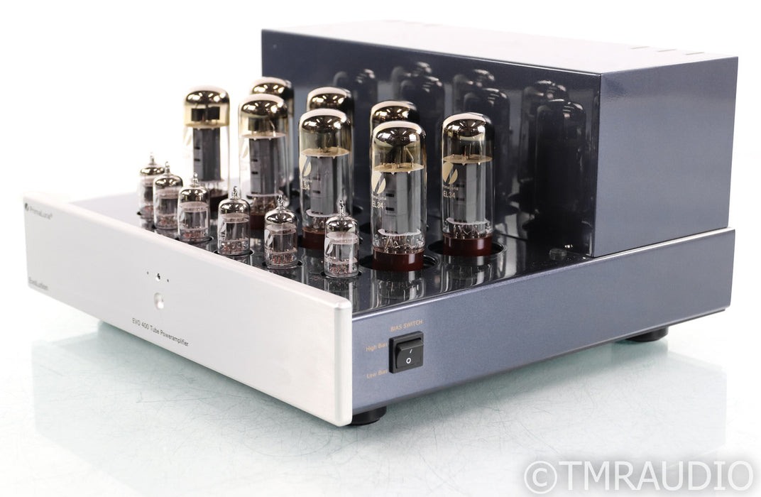 PrimaLuna EVO 400 Stereo Tube Power Amplifier; EVO400; Silver
