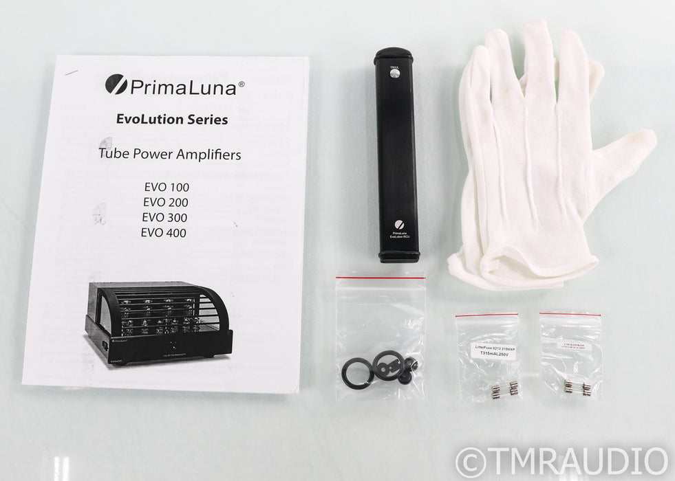 PrimaLuna EVO 400 Stereo Tube Power Amplifier; EVO400; Silver
