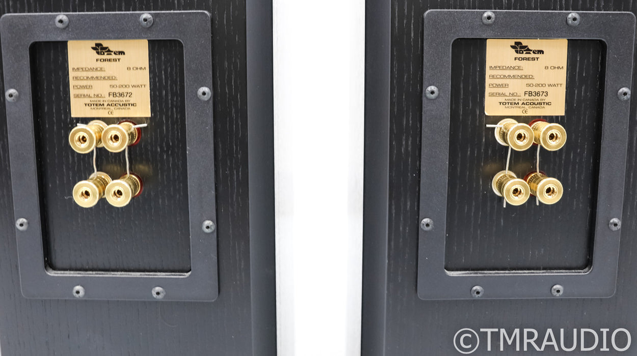 Totem Acoustics Forest Floorstanding Speakers; Black Pair