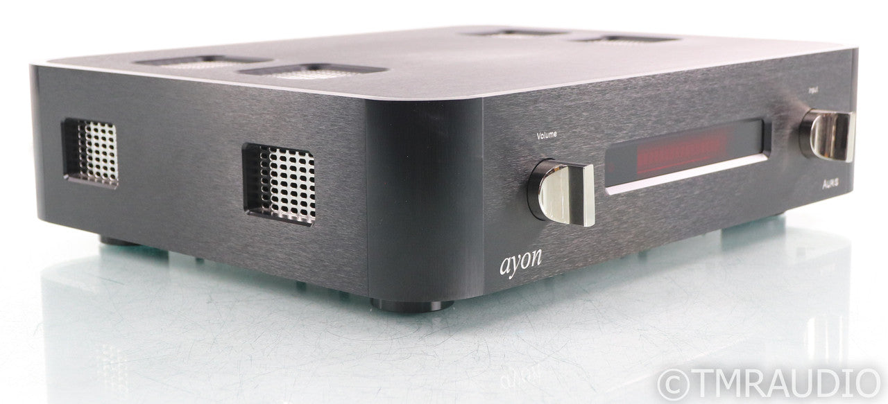 Ayon Auris II Stereo Tube Preamplifier; Remote, Black