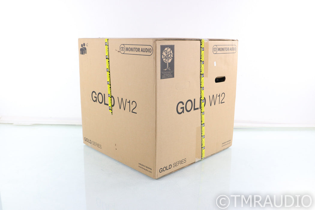 Monitor Audio Gold W12 10" Powered Subwoofer; Piano Black (New)