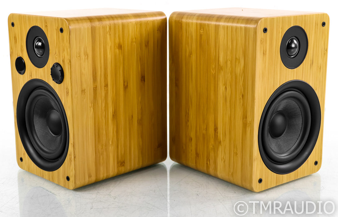 Peachtree M25 Powered Bookshelf Speakers; Bamboo Pair; M-25